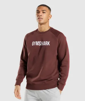 Gymshark Apollo Crew - Cherry Brown