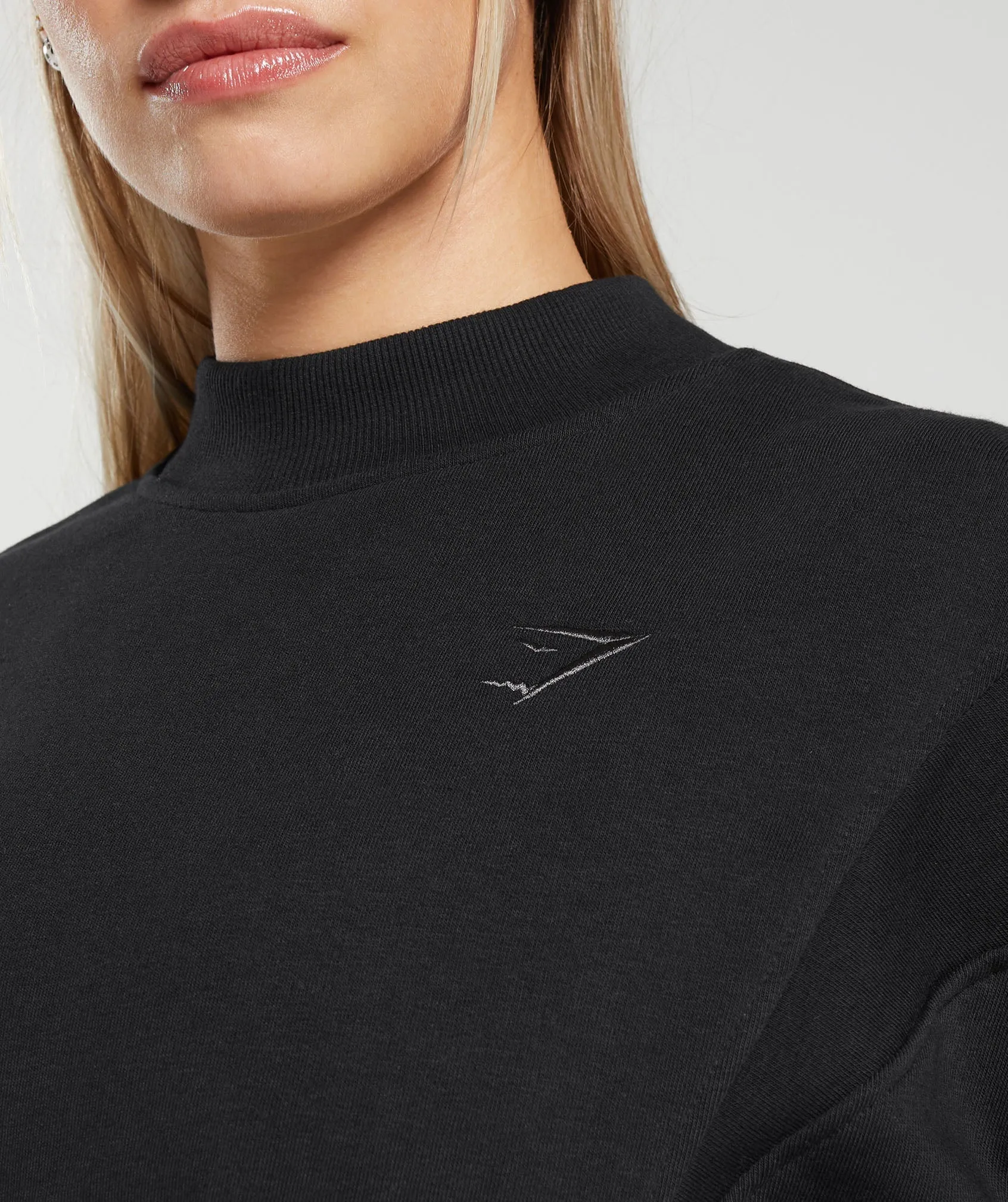 Gymshark Rest Day Cotton Contour Pullover - Black