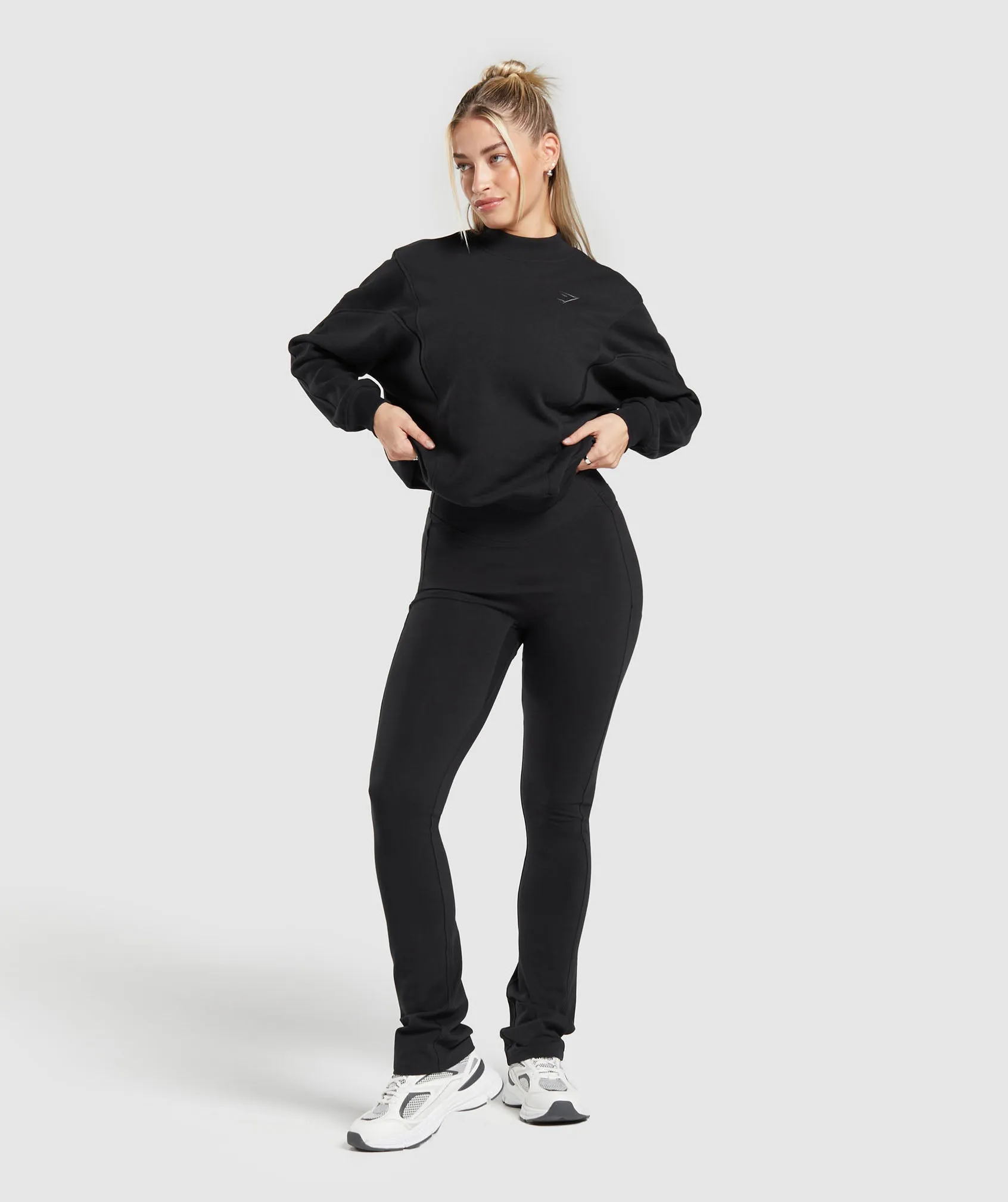 Gymshark Rest Day Cotton Contour Pullover - Black