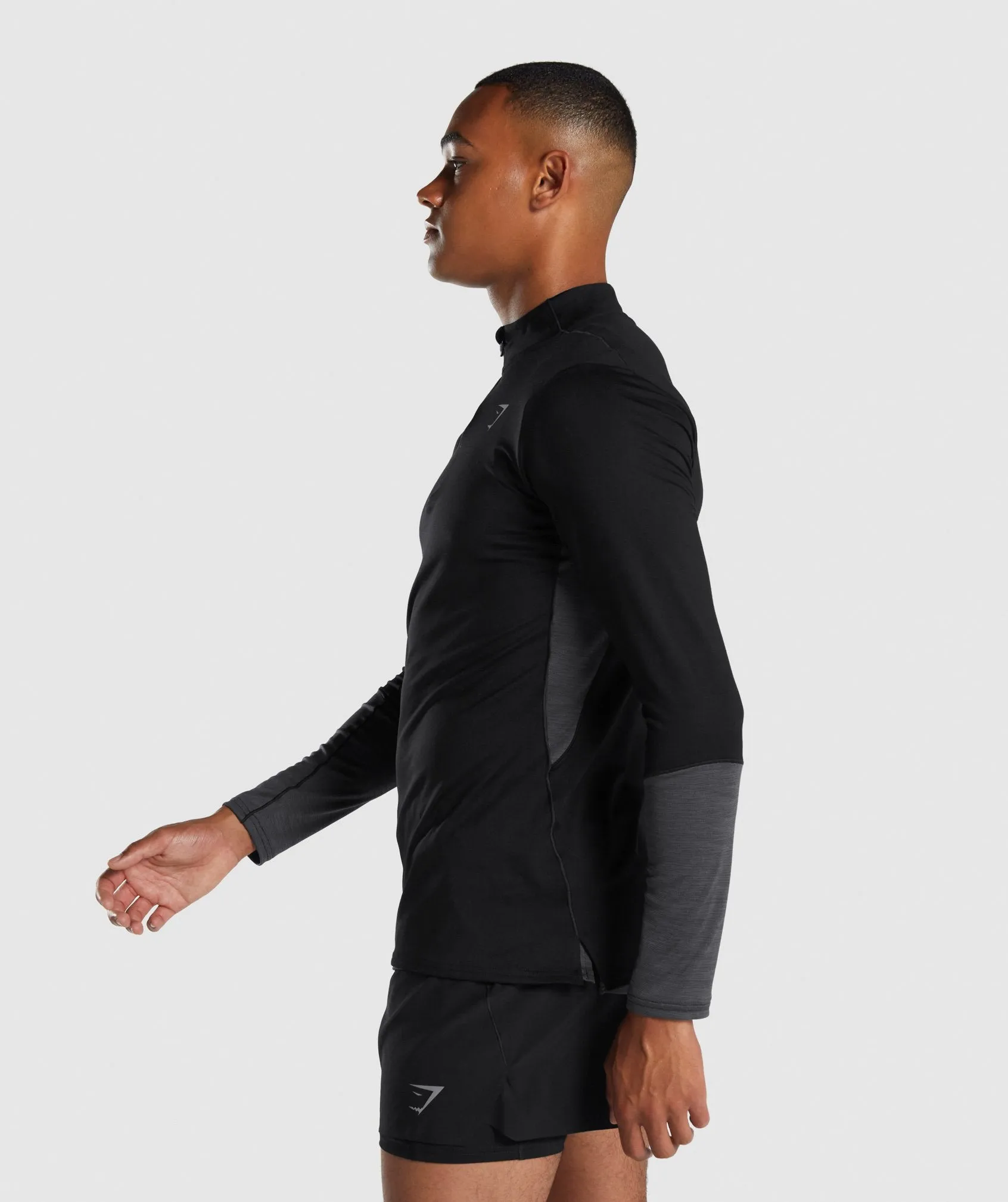 Gymshark Speed 1/4 Zip Pullover - Black