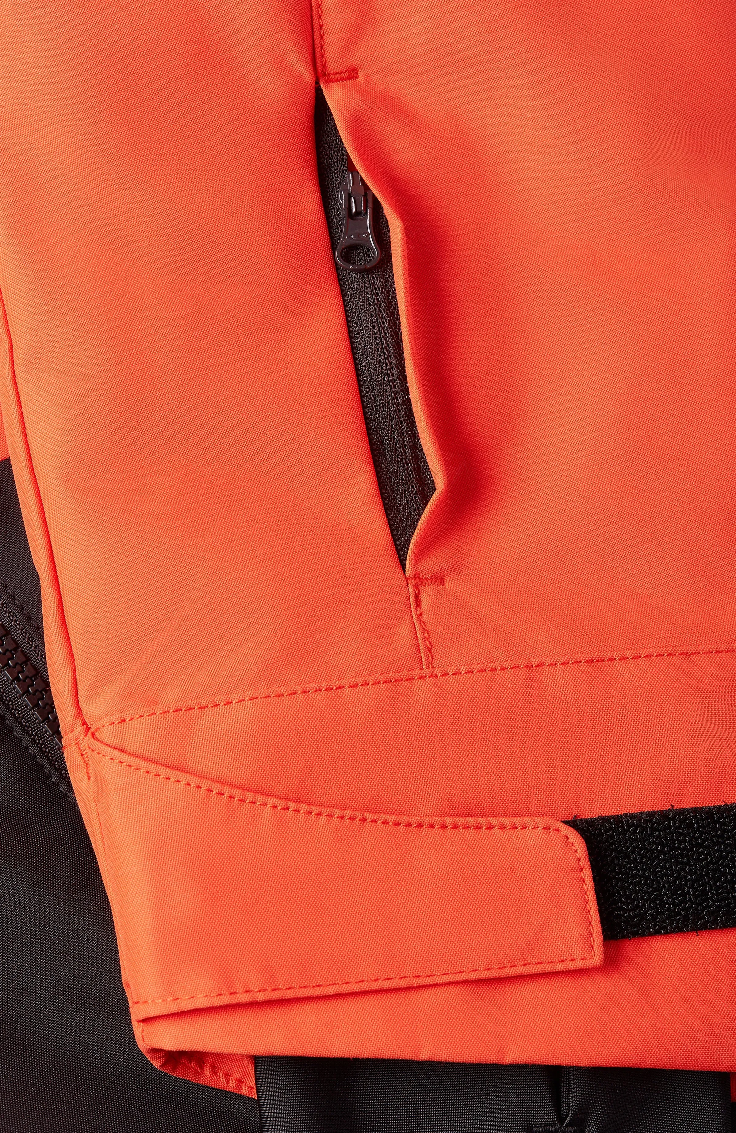 Hammer Block Snow Jacket | Paprika Flame Colour Block