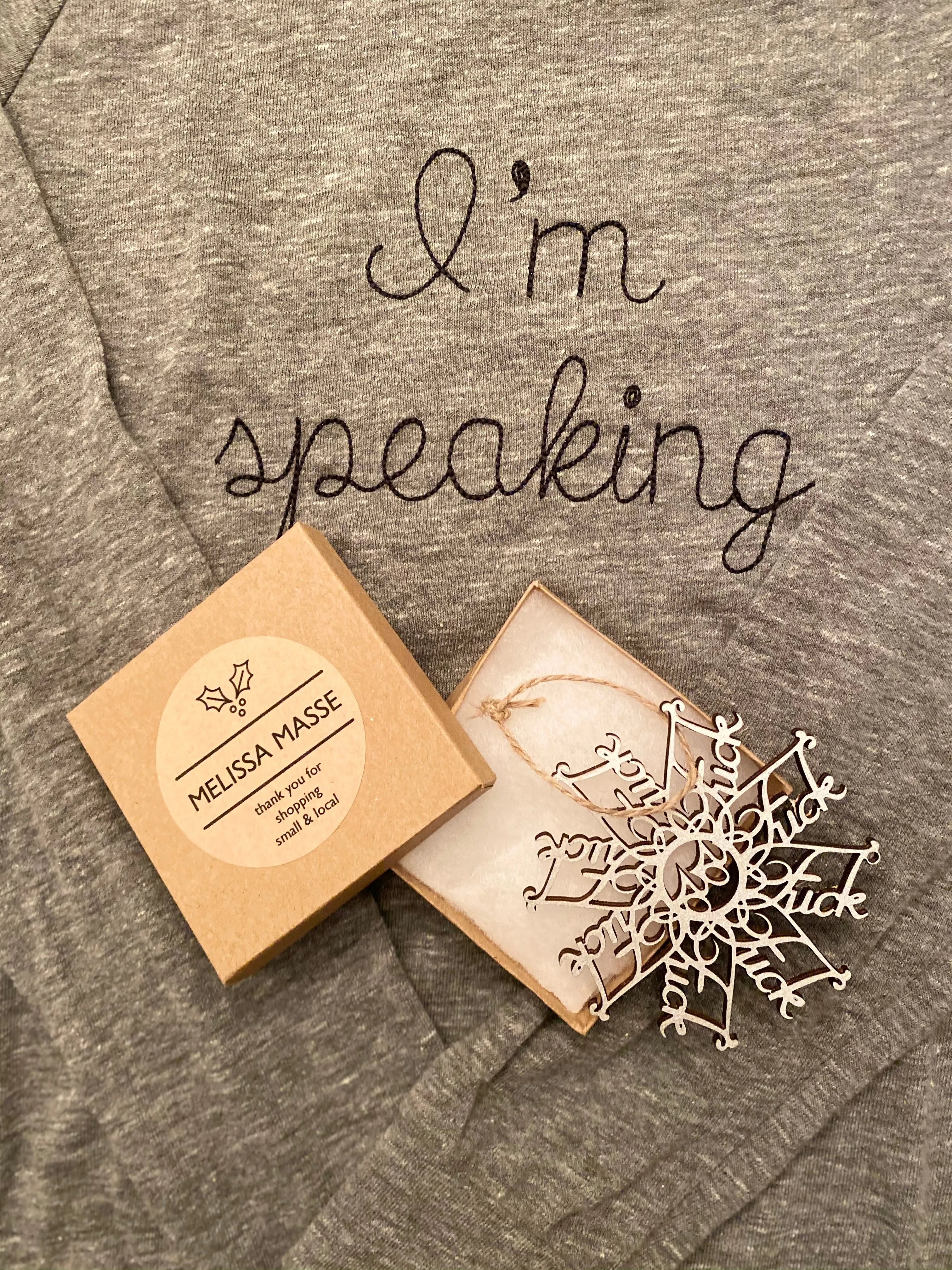 I’m speaking embroidered raglan organic sweatshirt