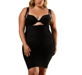 InstantFigure Underbust Plus Size Dress Adjustable Strap WDS40151C