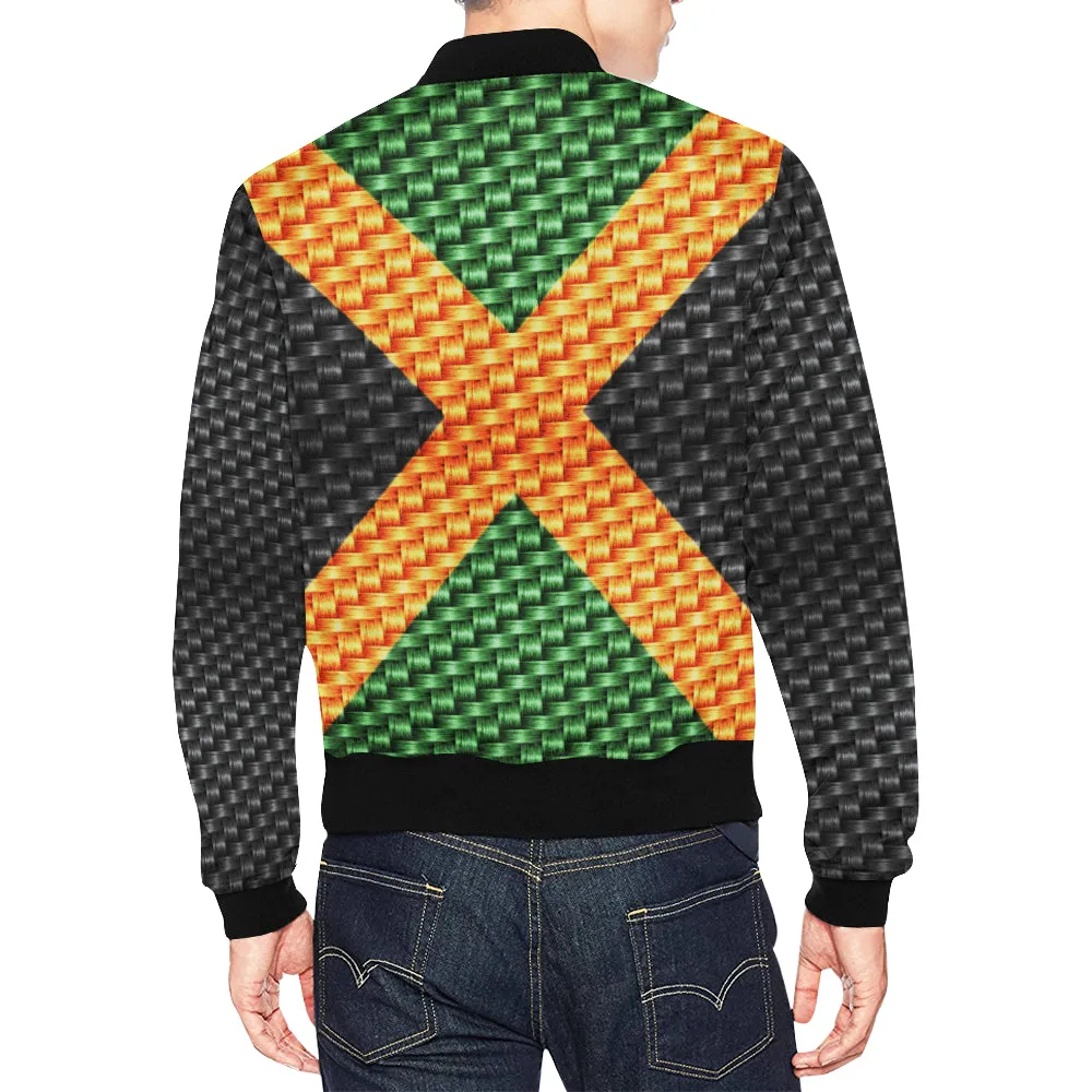 JAMAICA All Over Print Bomber Jacket