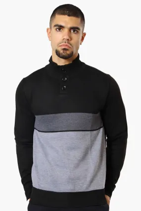 Jay Y. Ko Colour Block Pullover Sweater - Grey