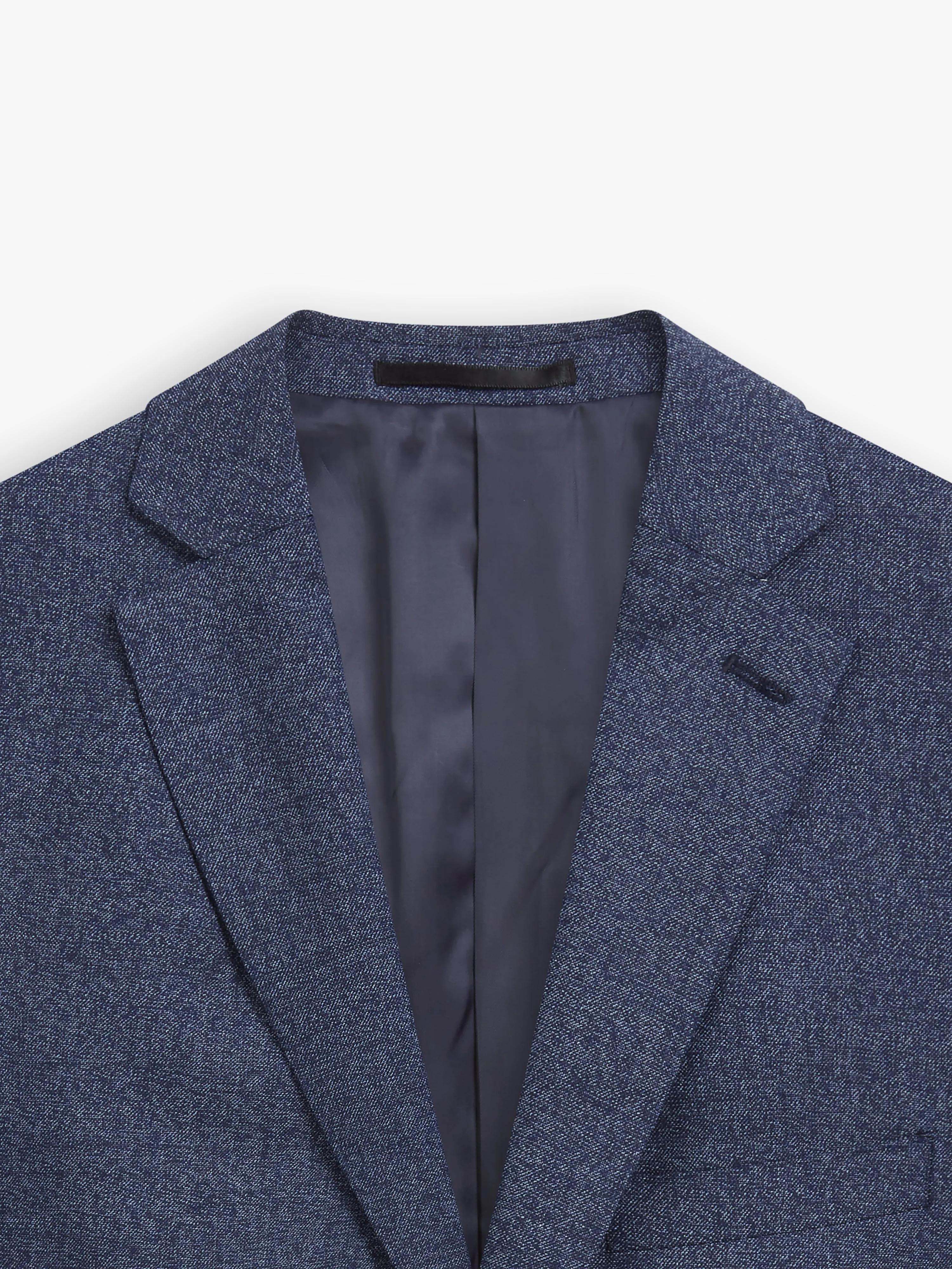 Joel Polywool Skinny Blue Sharkskin Suit Jacket