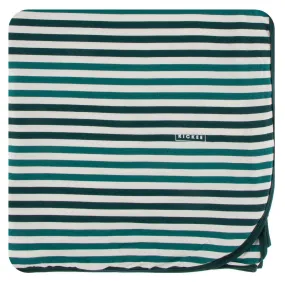 KicKee Pants Wildlife Stripe Throw Blanket