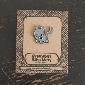 kitty enamel pin