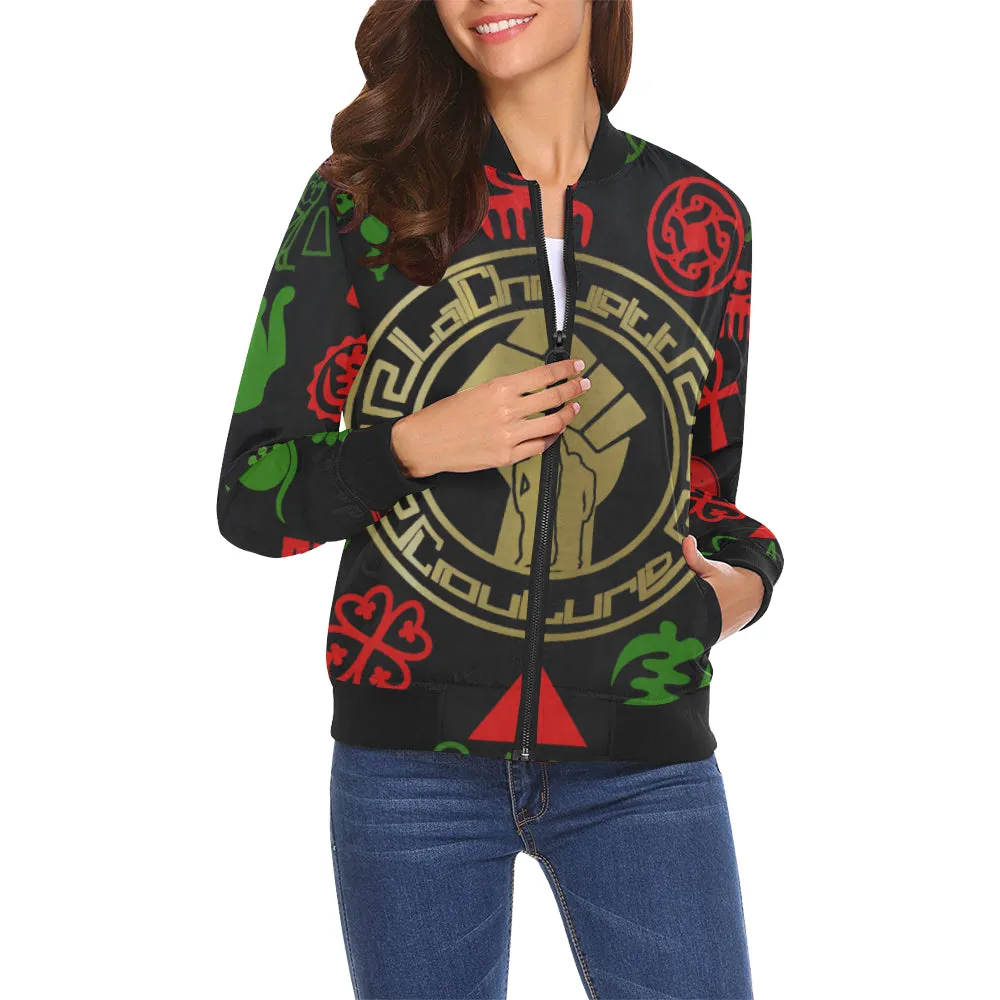 KMT WORLD All Over Print Bomber Jacket for Women