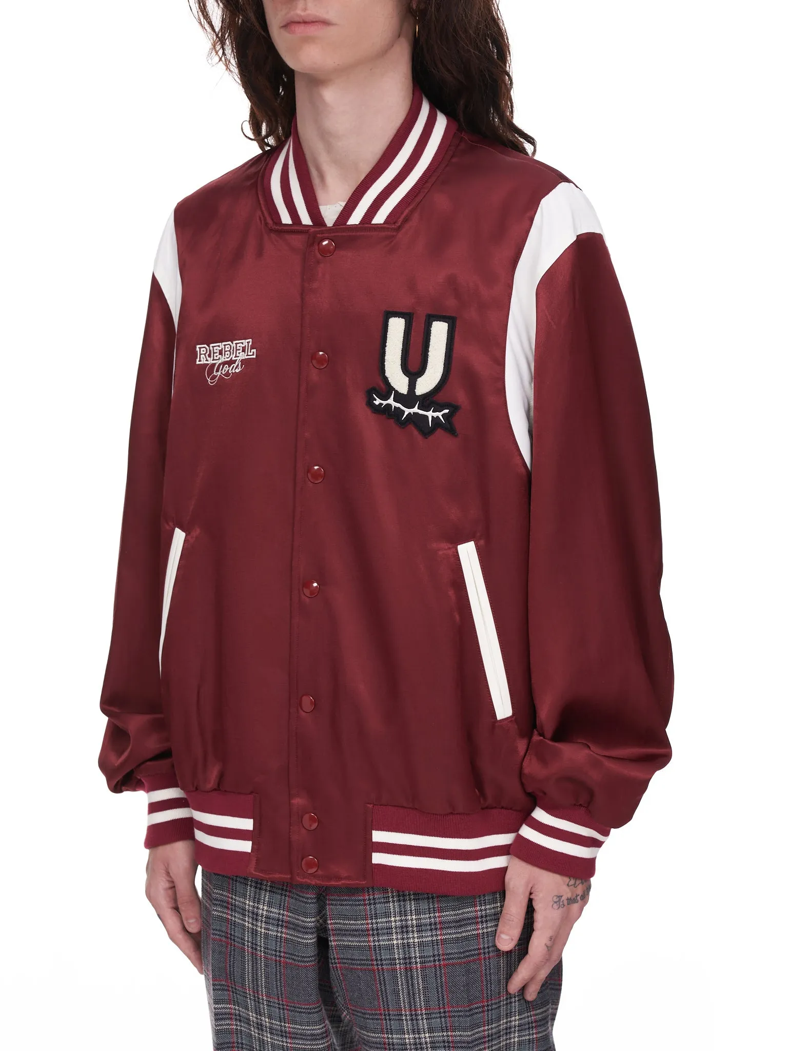 Letter Jacket (UI1B4202-BORDEAUX)