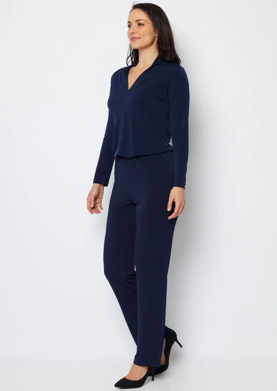 Linear Jersey pant in Ink Navy