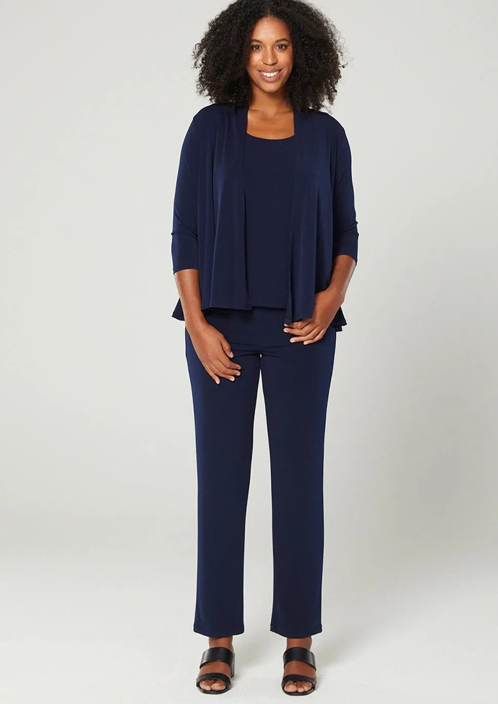 Linear Jersey pant in Ink Navy