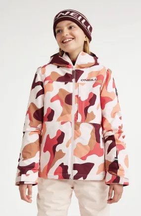 Lite Printed Snow Jacket | Purple Hiker Camo