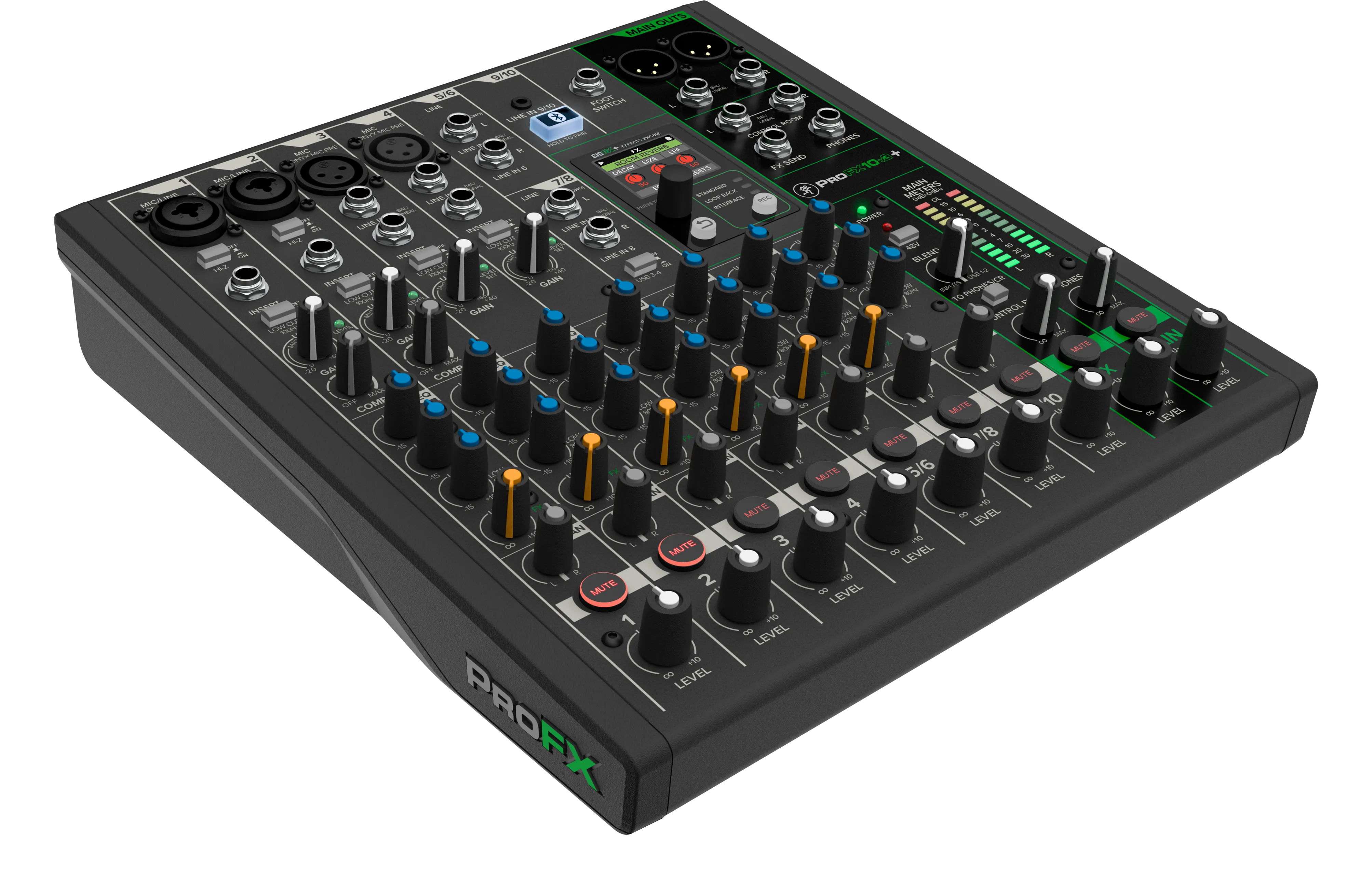 Mackie PROFX10V3  10-Channel Analog Mixer  With Enhanced FX, USB Recording Modes and Bluetooth