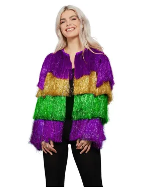 Mardi Gras Tinsel Jacket - Buy Online Only