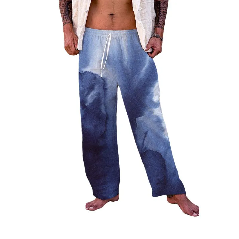 Men's Gradient Tie Dye Casual Pants 66766966YM