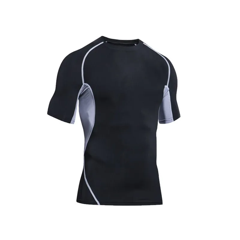 Mens Gym Tank Top - High-Quality Spandex Compression Sport Running Shirt