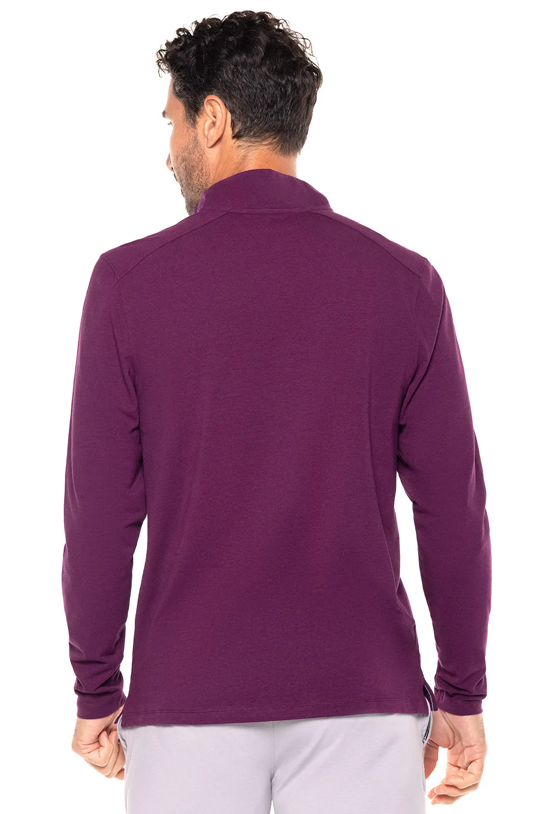 Men's Sonora Quarter-Zip  |  Rich Plum