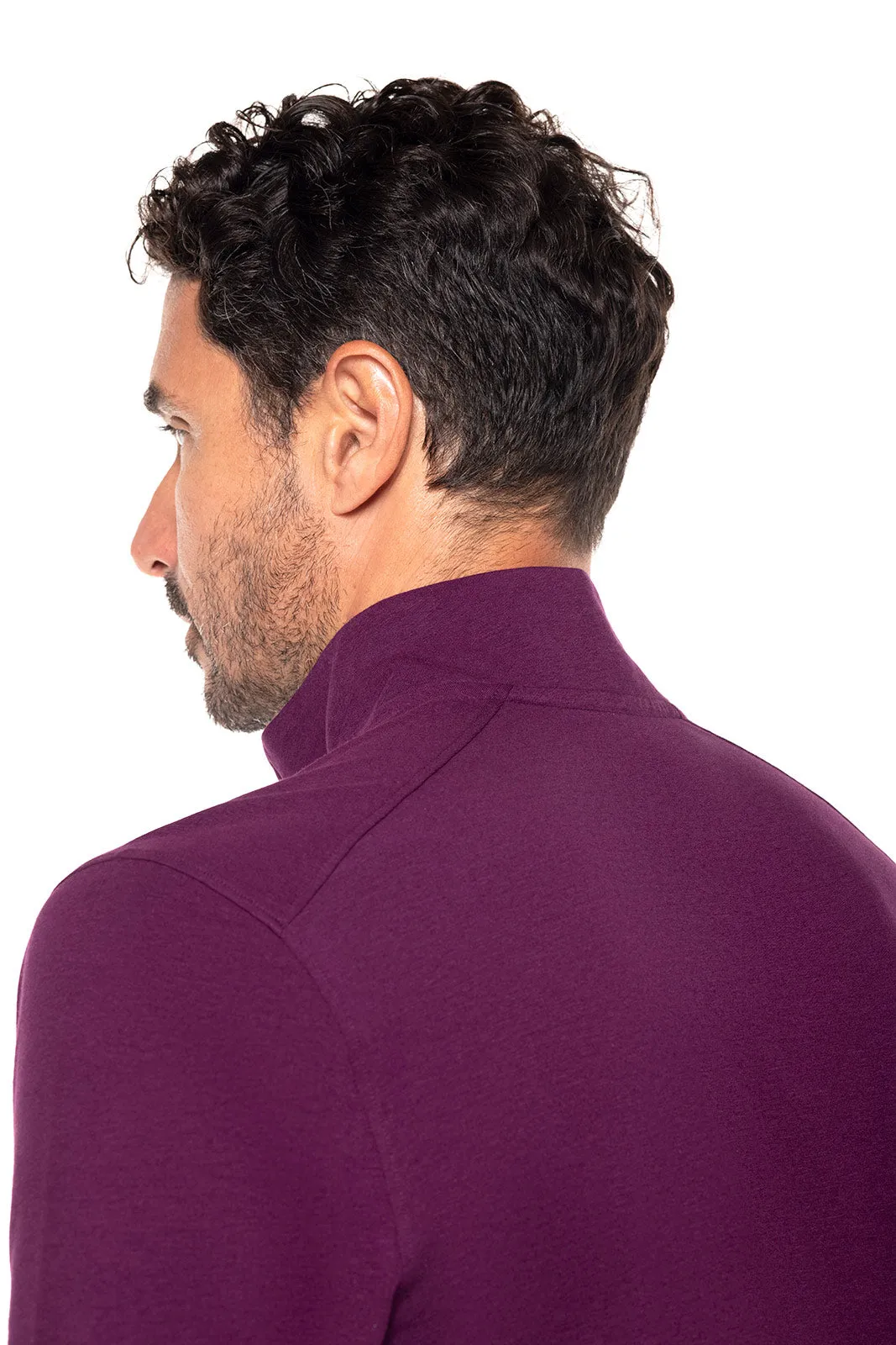 Men's Sonora Quarter-Zip  |  Rich Plum