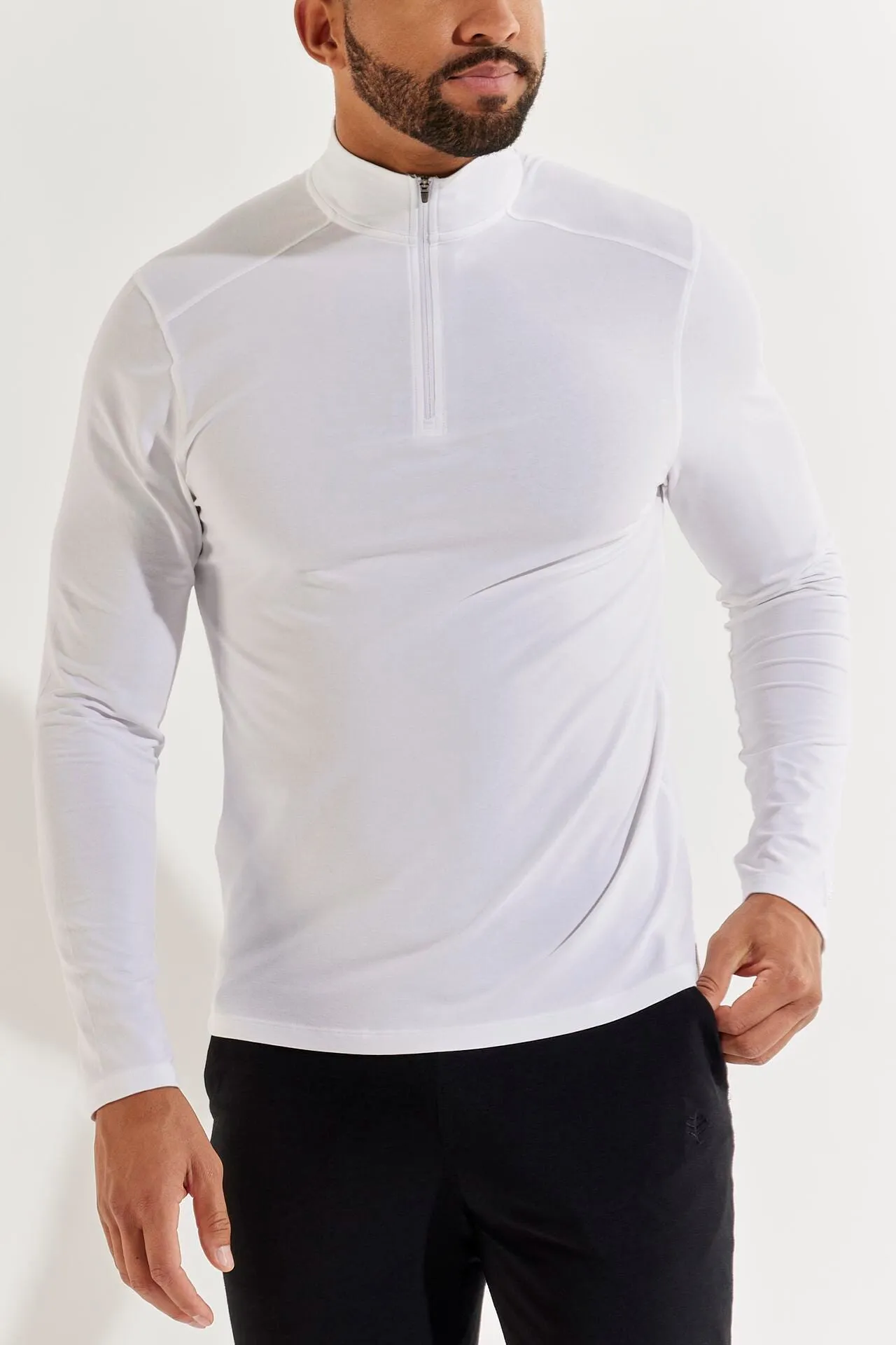 Men's Sonora Quarter-Zip  |  White