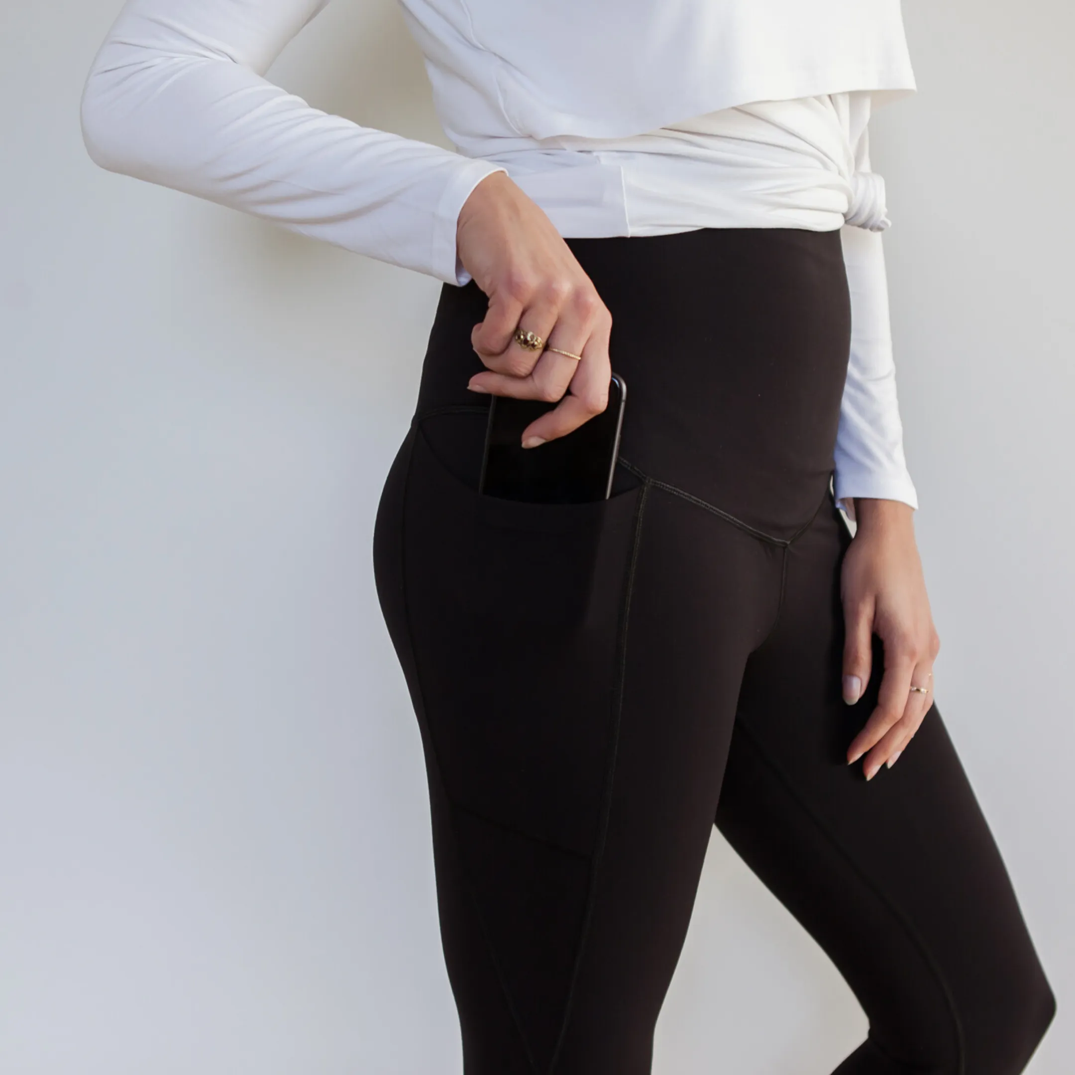 Milkbar Active Leggings - Extra High Waist 7/8 | Black