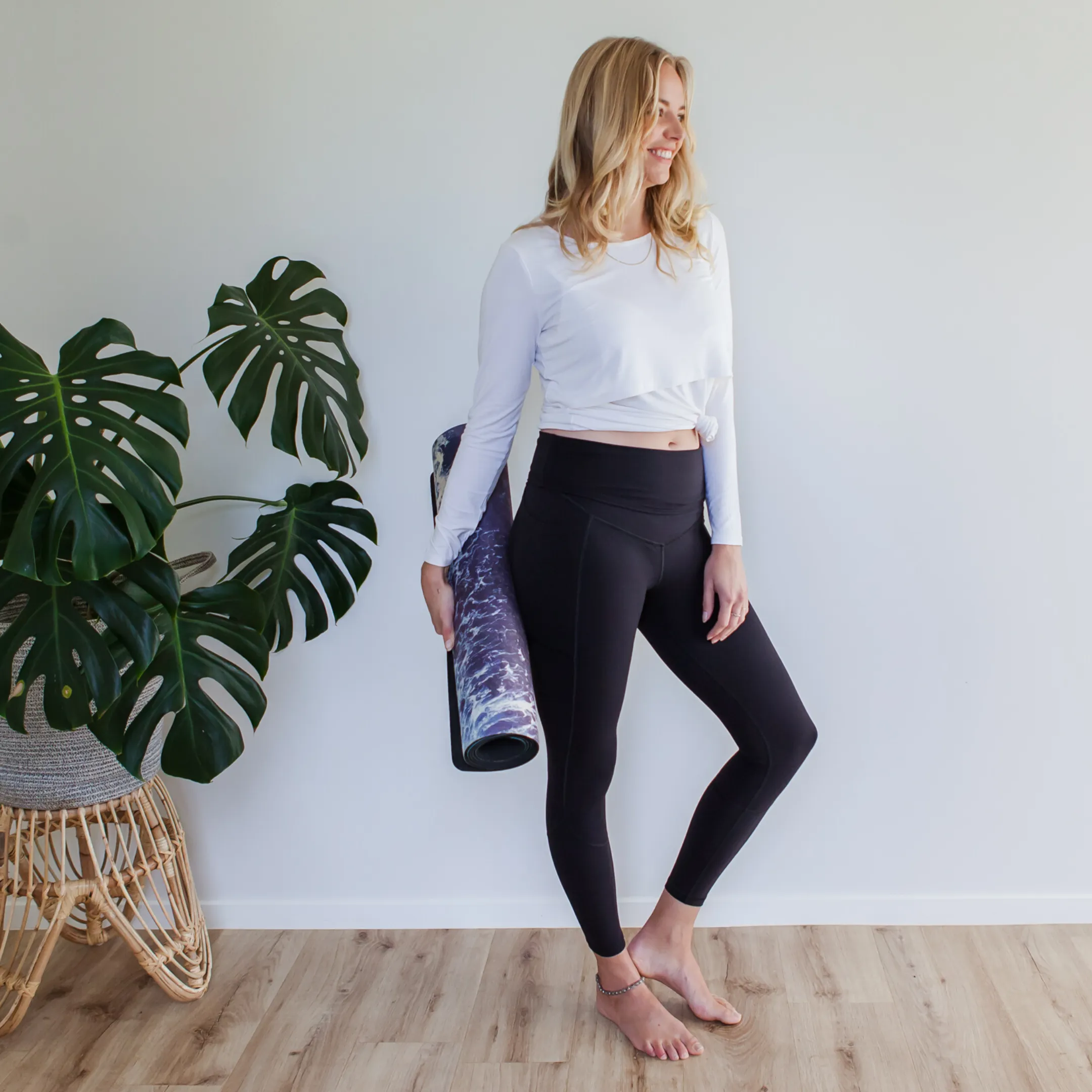 Milkbar Active Leggings - Extra High Waist 7/8 | Black