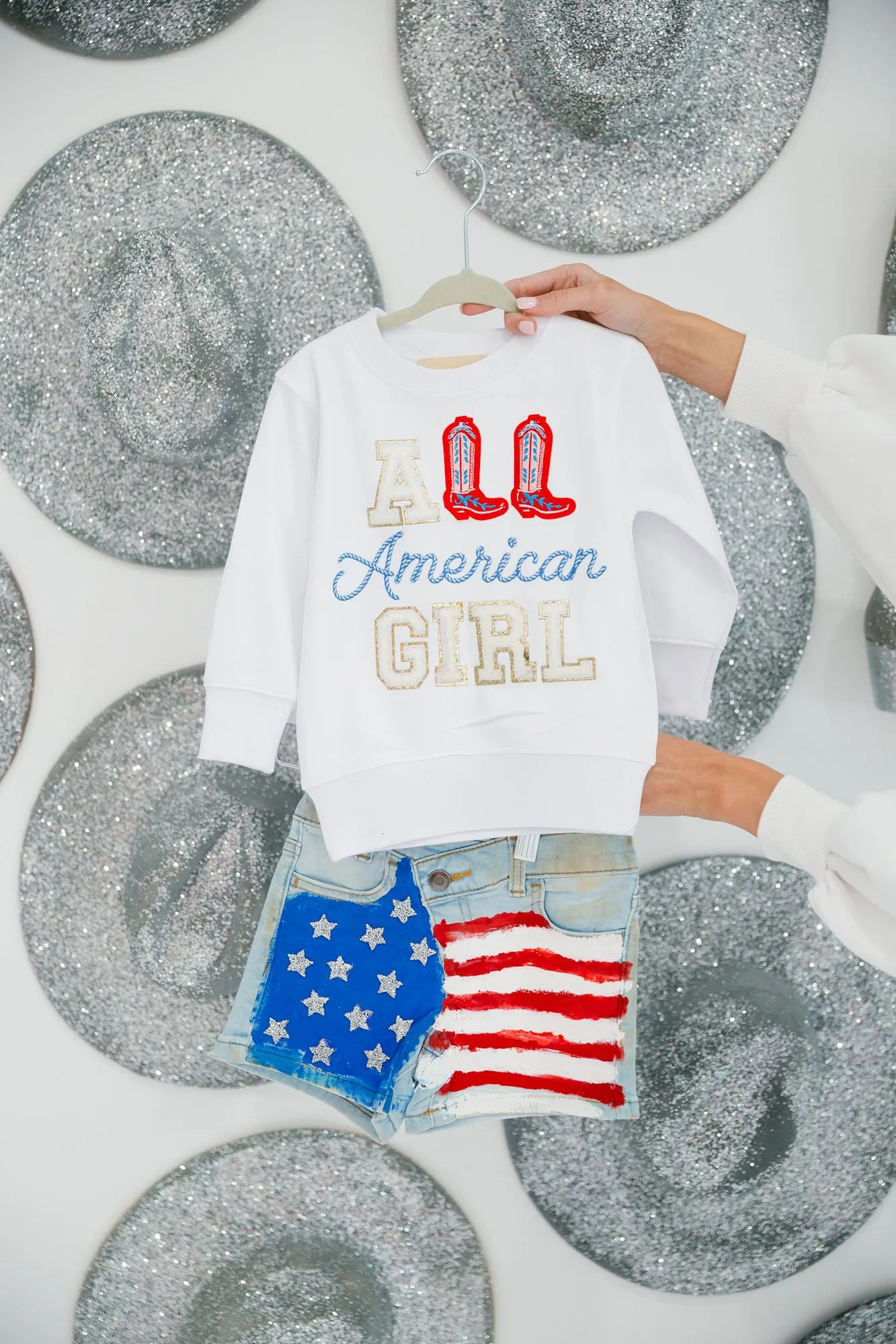 MINI KIDS ALL AMERICAN GIRL PULLOVER