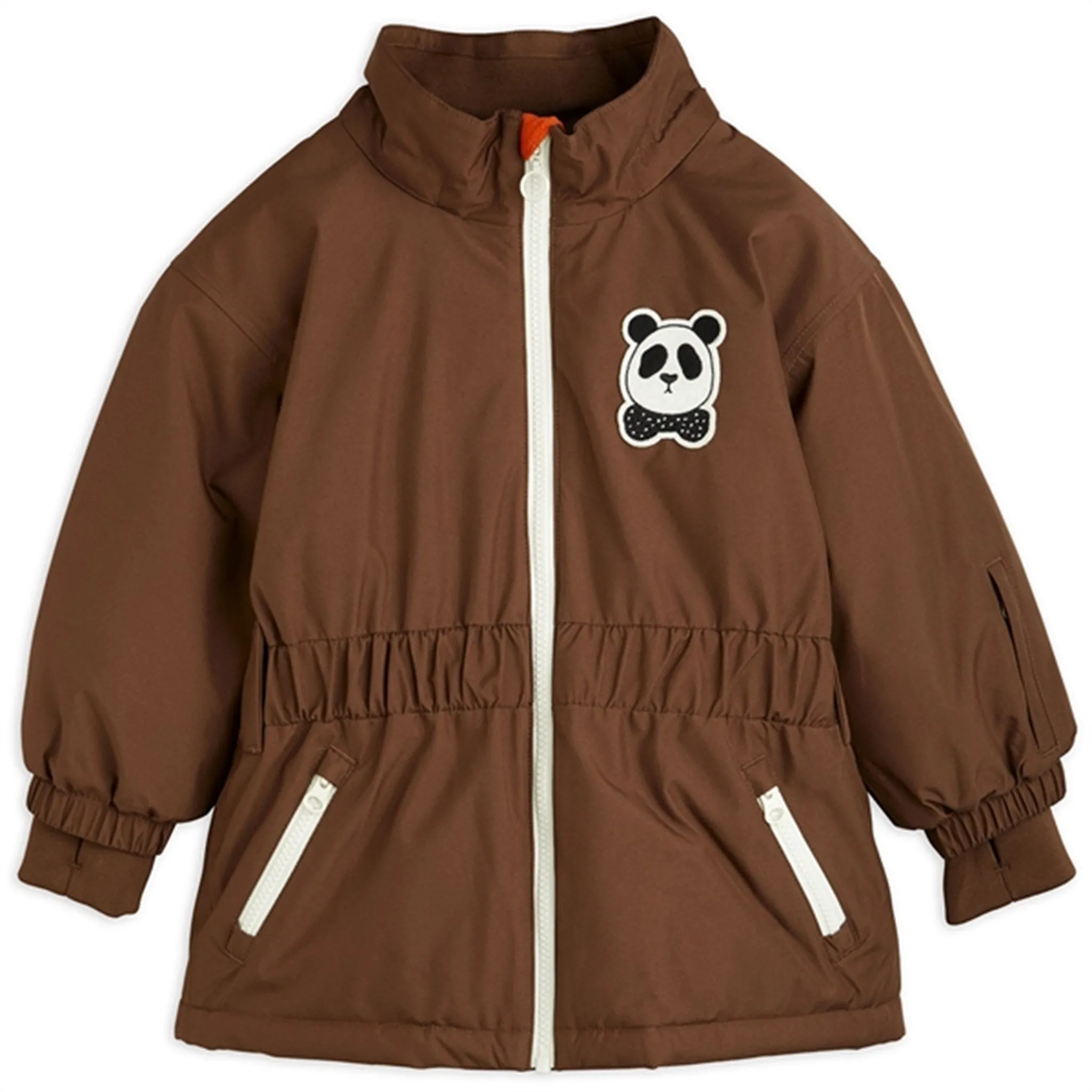 Mini Rodini Panda Soft Ski Jacket Brown