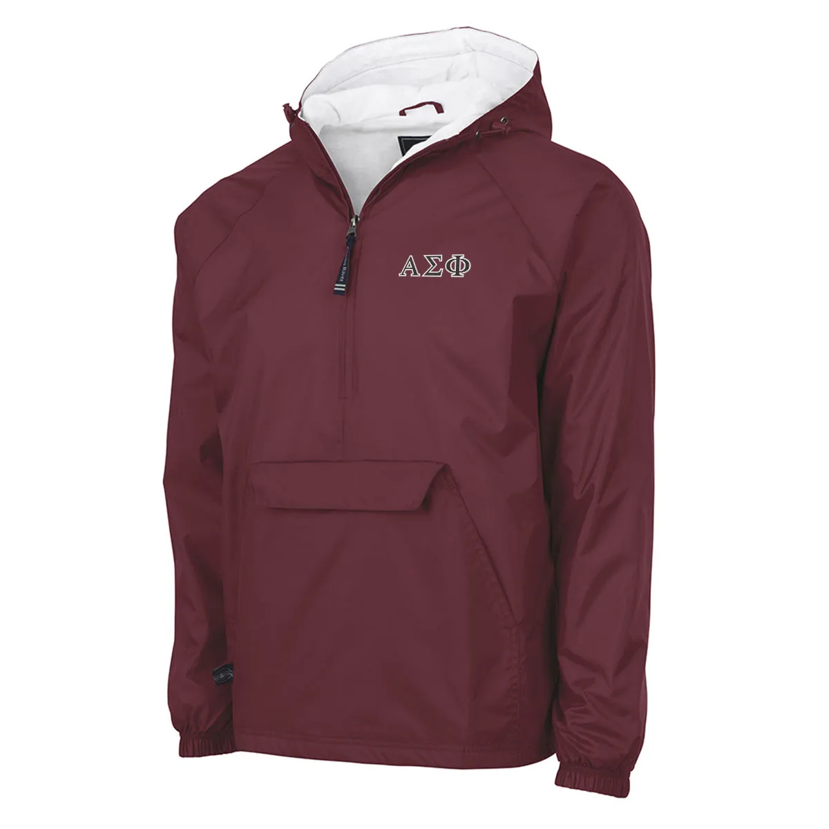 New! Alpha Sig Classic 1/4 Zip Rain Jacket