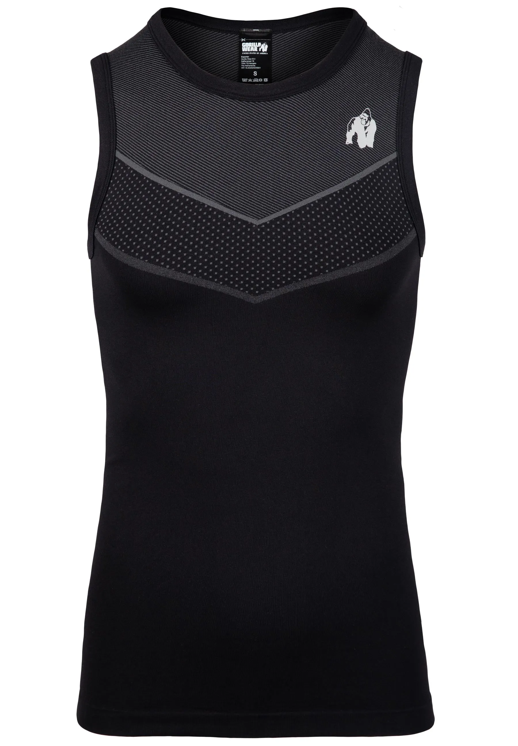 Norton Seamless Tank Top - Black