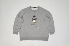 Nwt Polo Big & Tall Grey Ski Bear Sweatshirt