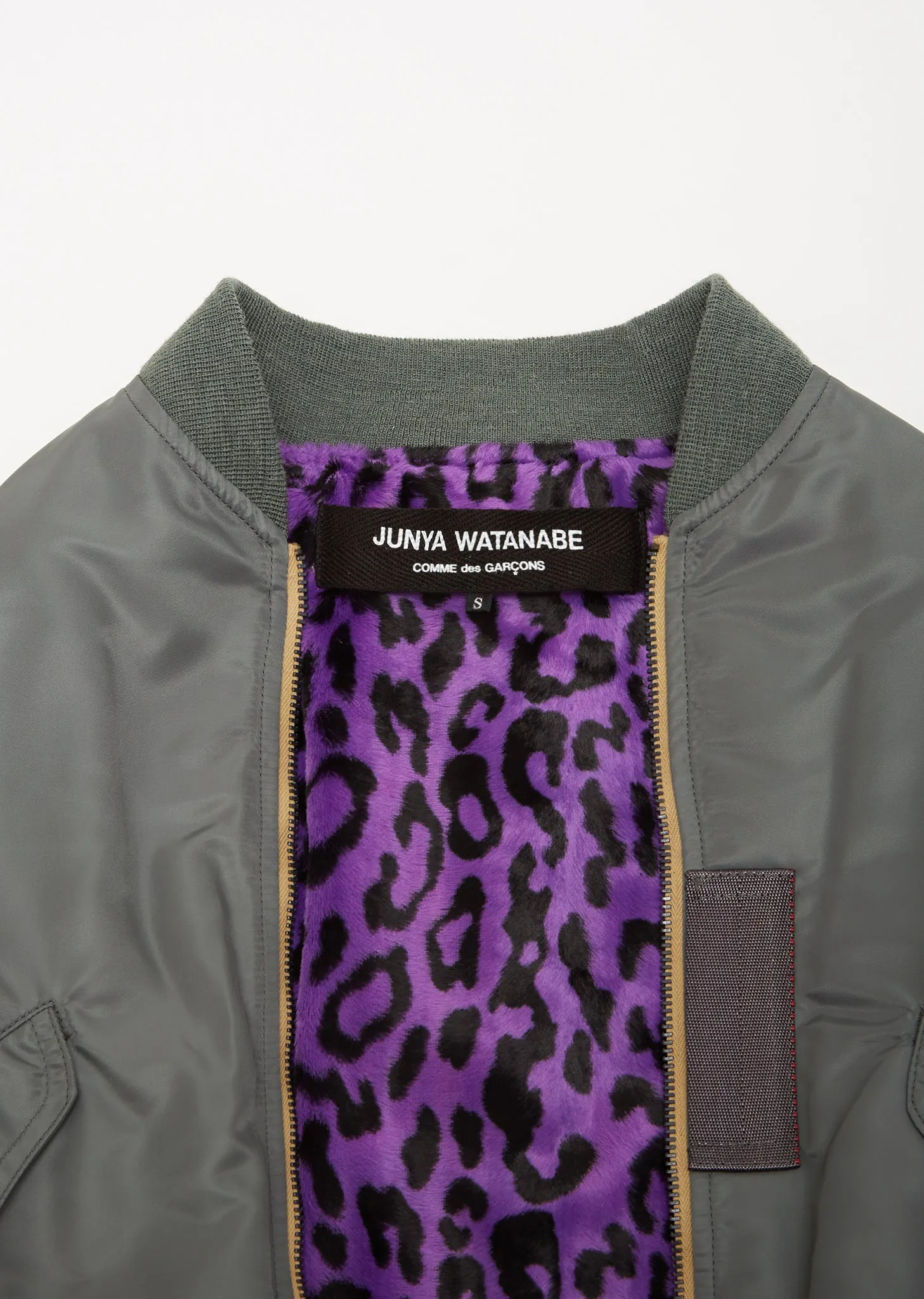 Nylon Twill Bomber Jacket