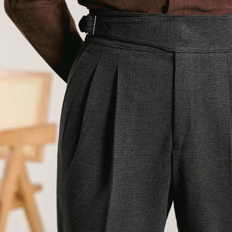 Office high waist gentleman trousers