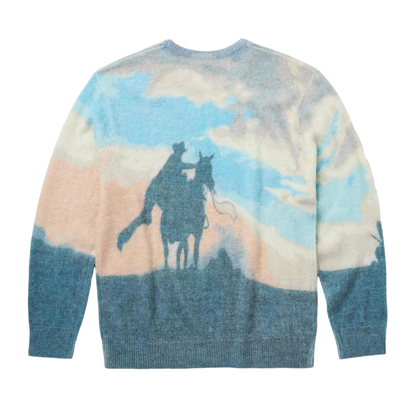 One Of These Days Stayed Away Knit Sweater "Blue"