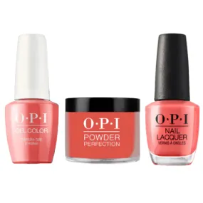 OPI Trio: T89 TEMPURA-TURE IS RISING