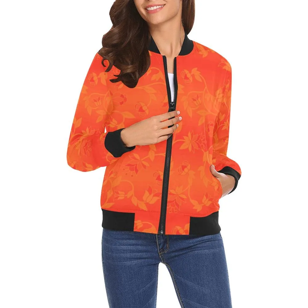 Orange Days Orange Bomber Jacket for Women