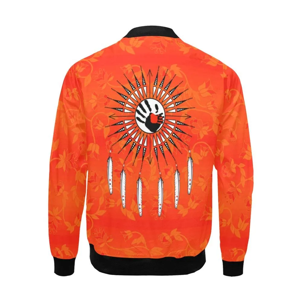 Orange Days Orange Feather Directions Bomber Jacket for Men