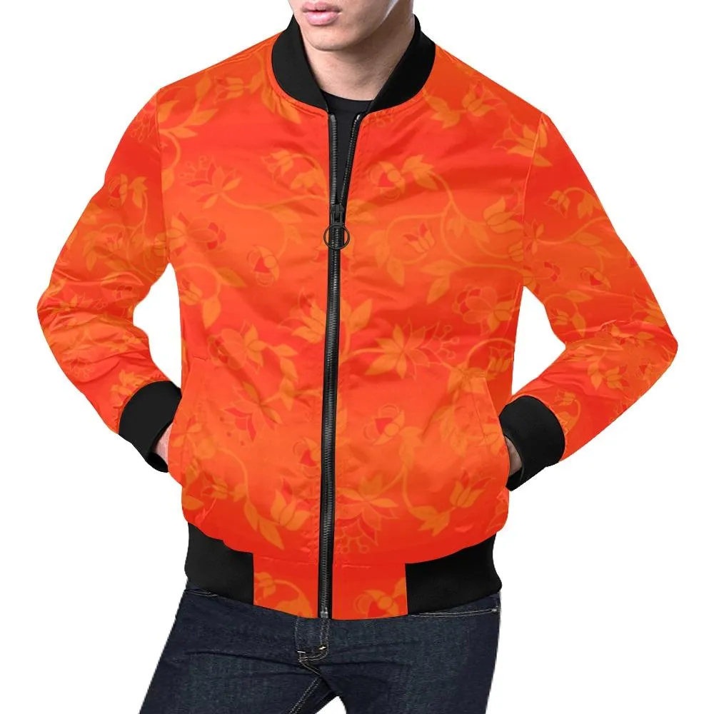 Orange Days Orange Feather Directions Bomber Jacket for Men