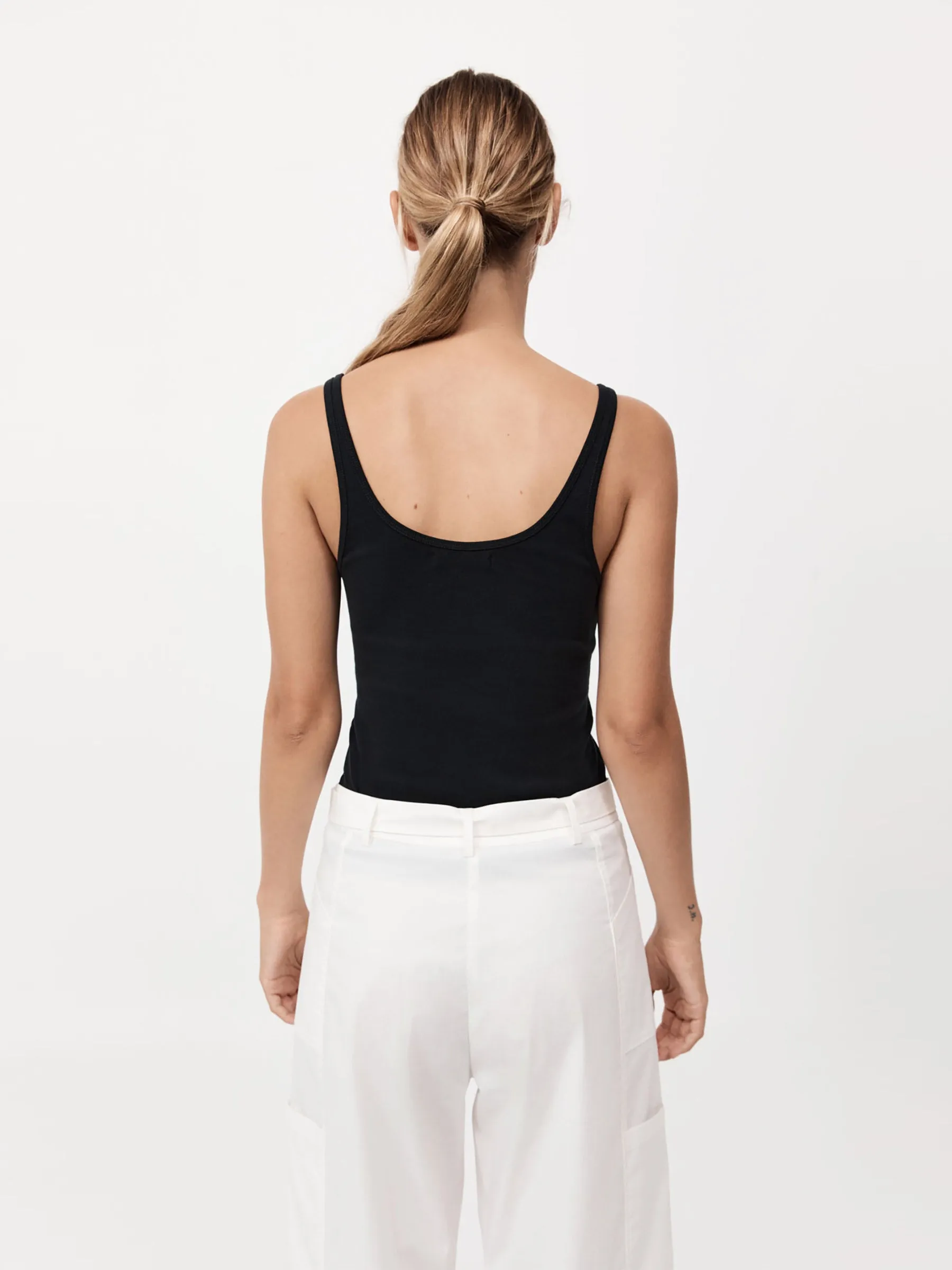 Organic Cotton Slim Scoop Tank