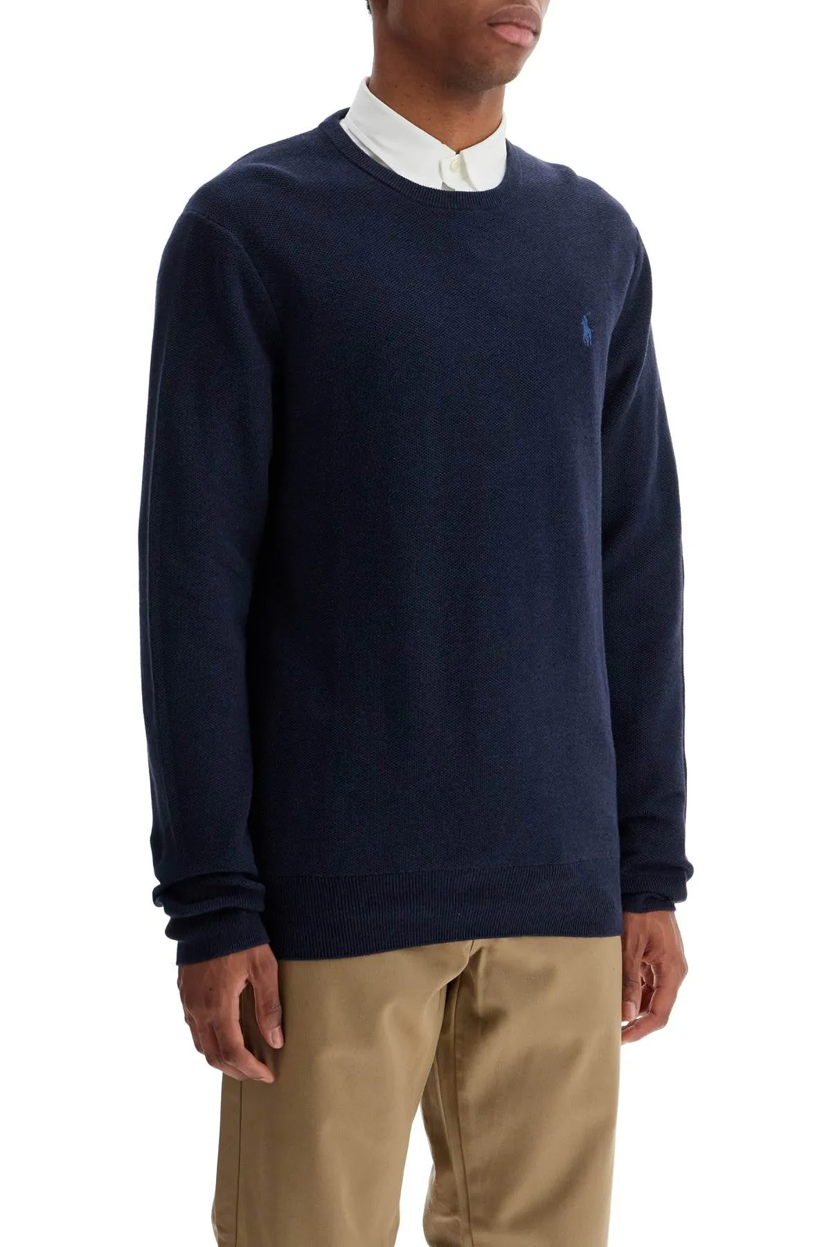 Polo Ralph Lauren Textured Cotton Pullover Sweater