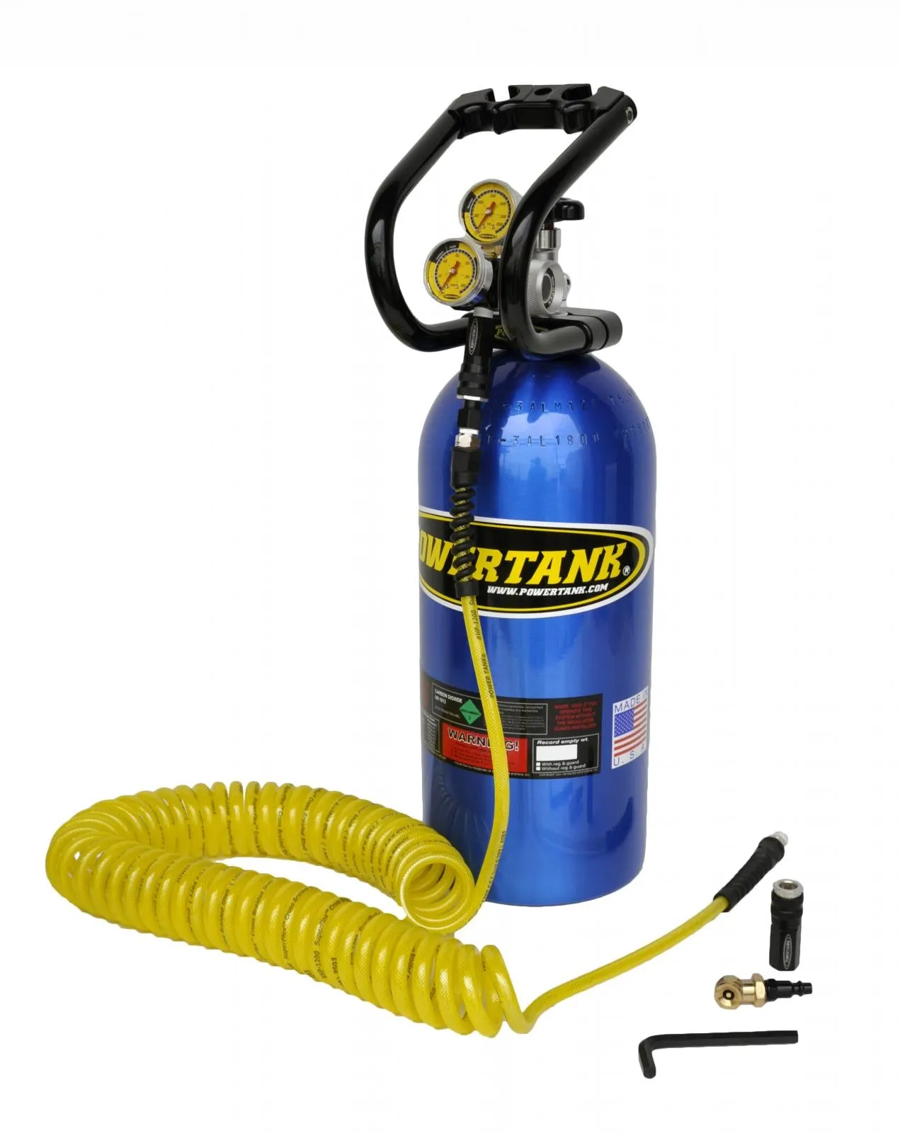 Power Tank - Portable Air Compressor - 10 LB 0-400 PSI Tank Basic System Power Tank