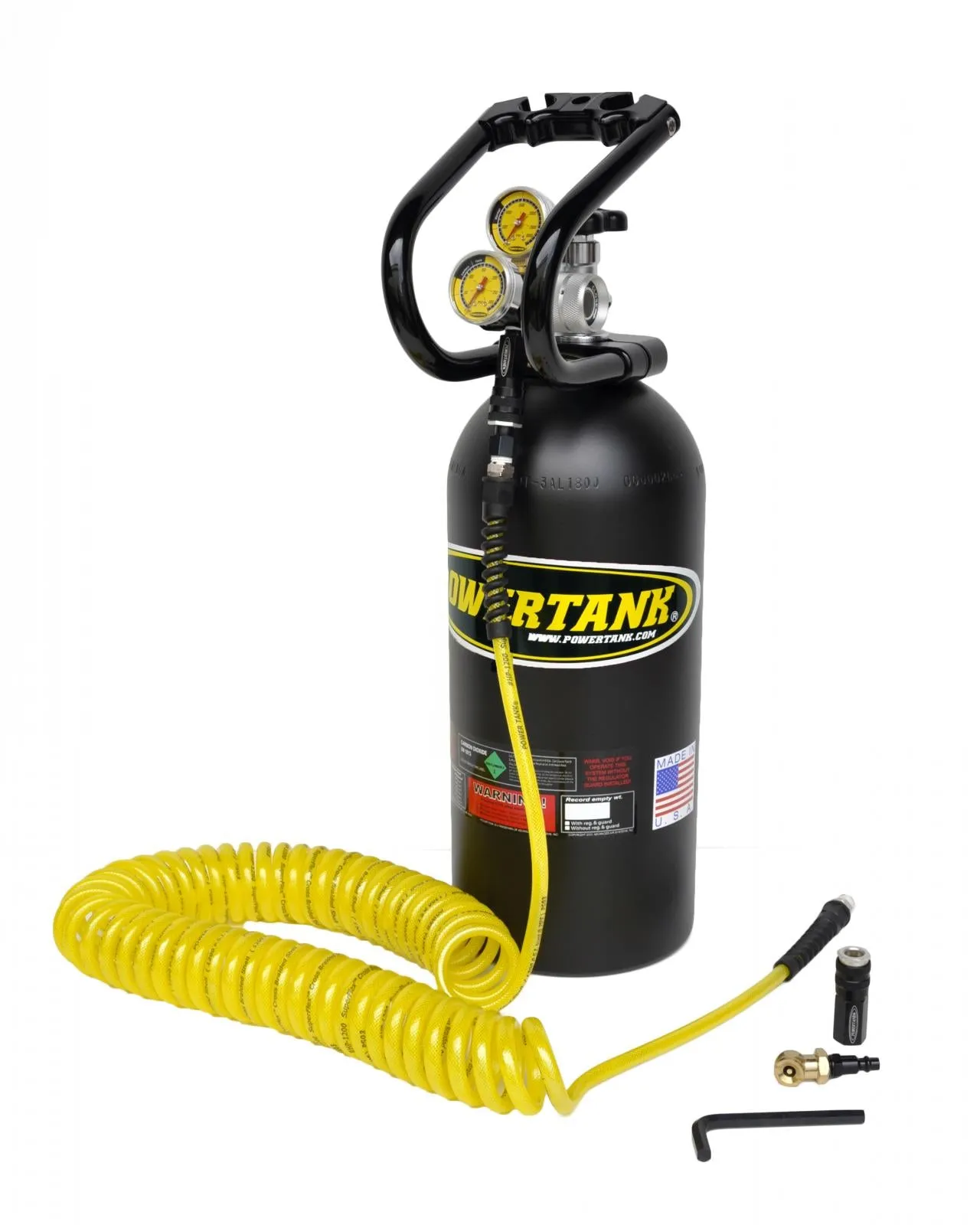 Power Tank - Portable Air Compressor - 10 LB 0-400 PSI Tank Basic System Power Tank