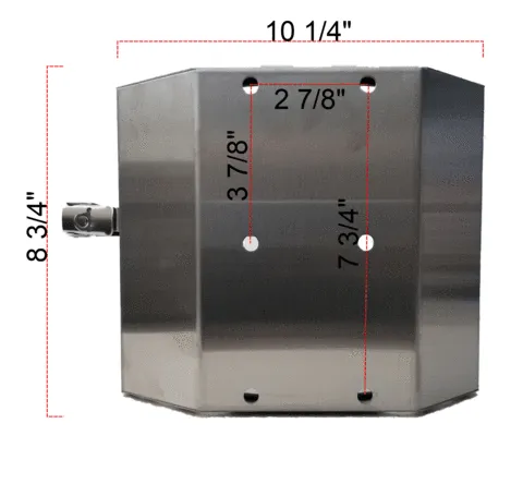 Powertank 10Lb Propane Bracket SS