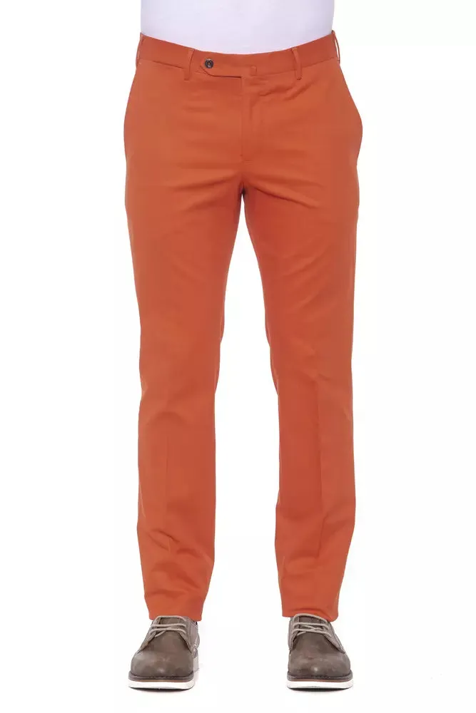 PT Torino Red Cotton Men Trouser