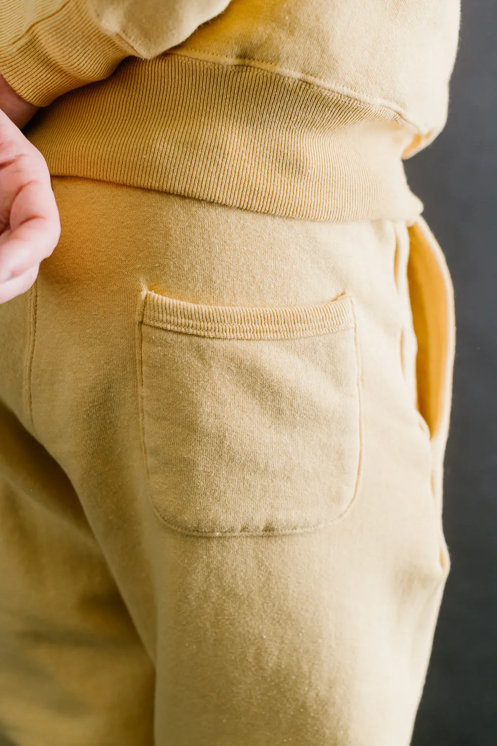 "Tsuriami" Loop Wheel Sweatpants - Citrus