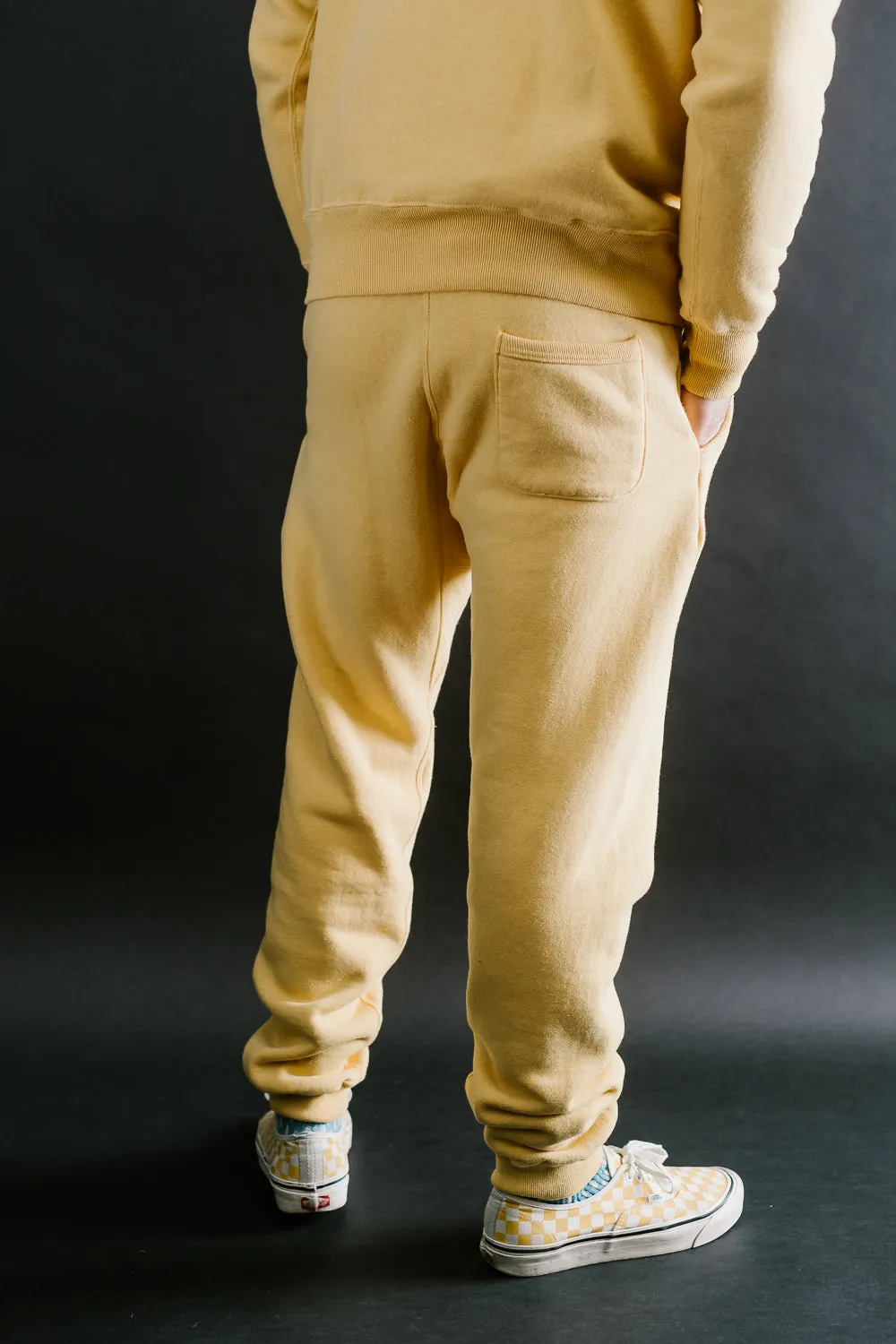 "Tsuriami" Loop Wheel Sweatpants - Citrus