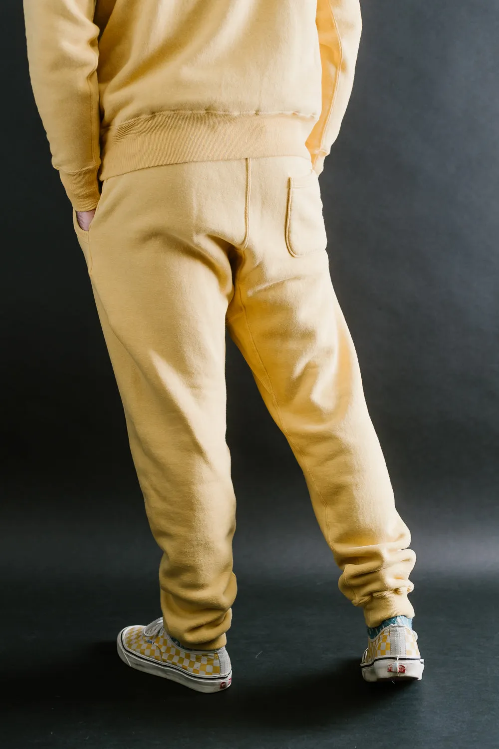 "Tsuriami" Loop Wheel Sweatpants - Citrus