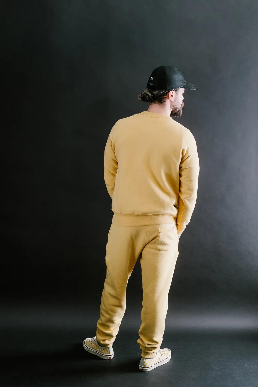 "Tsuriami" Loop Wheel Sweatpants - Citrus