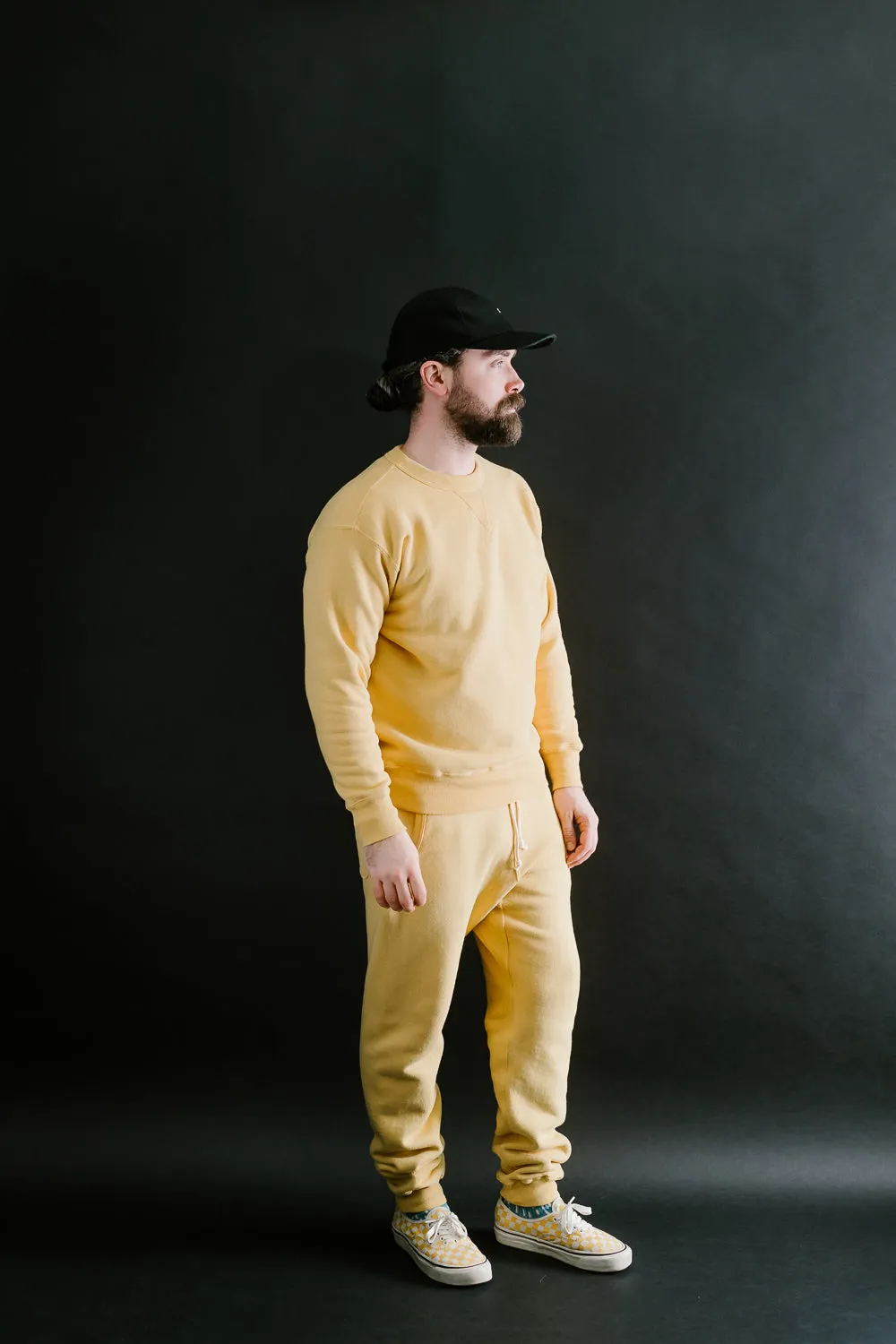 "Tsuriami" Loop Wheel Sweatpants - Citrus