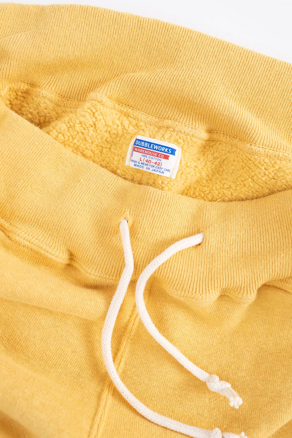 "Tsuriami" Loop Wheel Sweatpants - Citrus